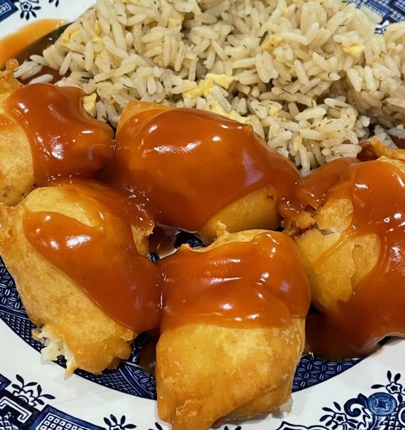 Sweet and sour chicken balls by Becky Excell